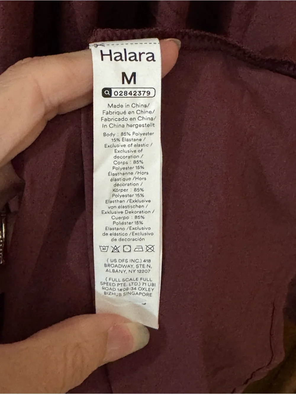 Halara Women’s Mauve Wrap-Style Maxi Dress size Medium